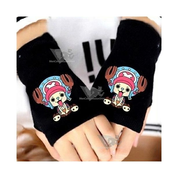 One Piece Anime Gloves Chopper Black