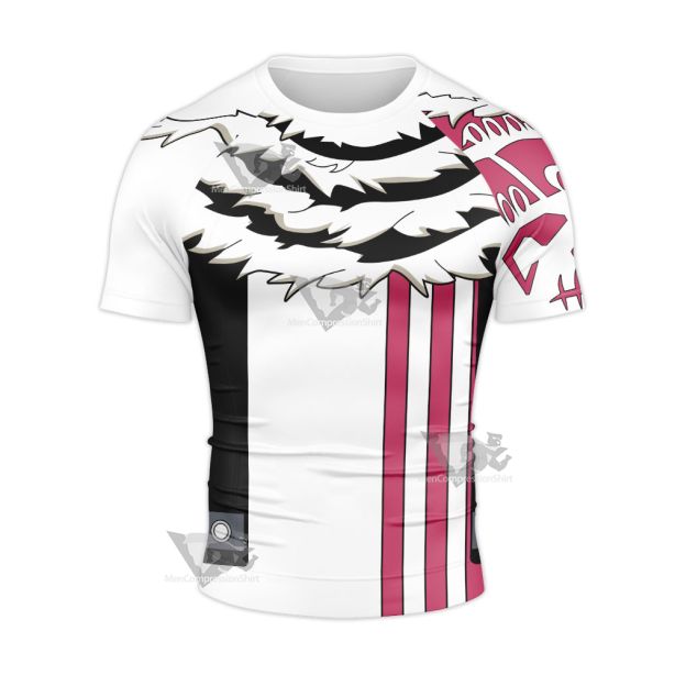 One Piece Charlotte Katakuri Cosplay Short Sleeve Compression Shirt