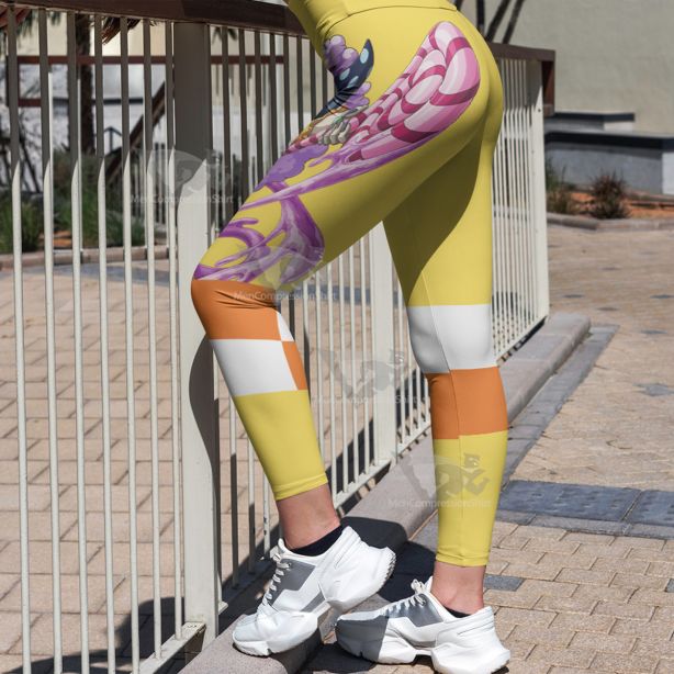 One Piece Charlotte Perospero Yellow Women Leggings