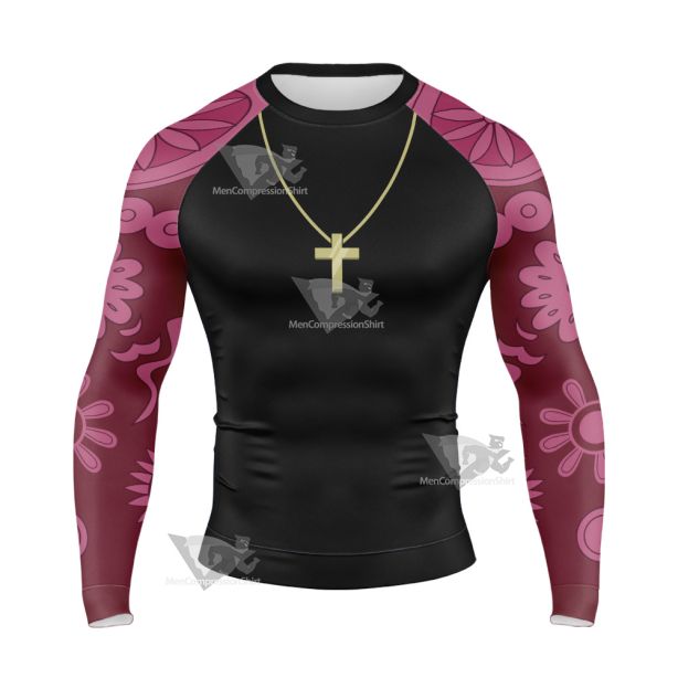 One Piece Dracule Mihawk Long Sleeve Compression Shirt