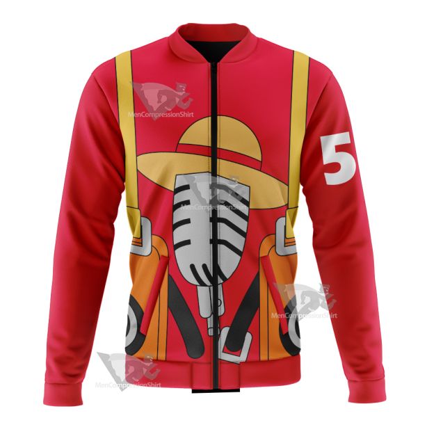 One Piece Film Red 2022 Movie Mintia Monkey D Luffy Bomber Jacket