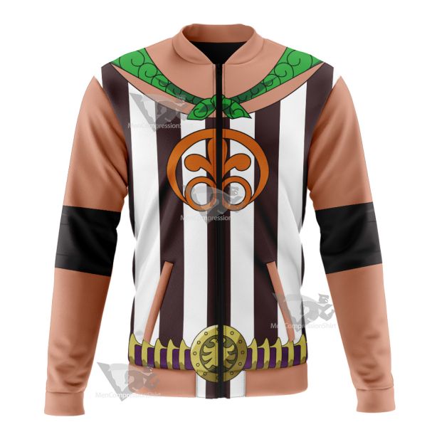 One Piece Jesus Burgess Cosplay Bomber Jacket