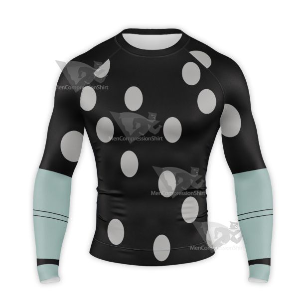 One Piece Killer Black Sult Long Sleeve Compression Shirt