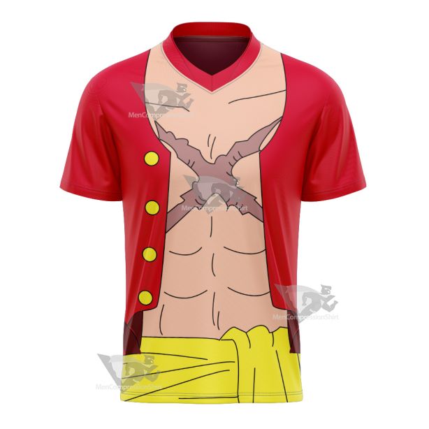 One Piece Monkey D Luffy Football Jersey