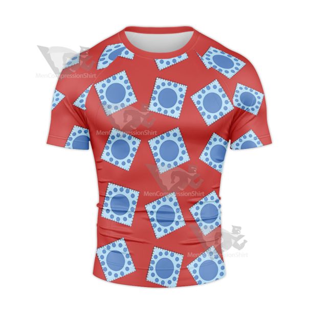 One Piece Monkey D Luffy Rash Guard Compression Shirt