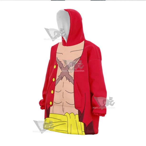 One Piece Monkey D Luffy Snug Blanket Hoodie