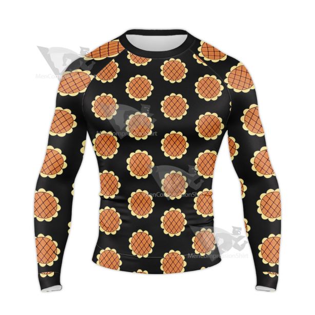 One Piece Monkey D Luffy Sunshine Island Long Sleeve Compression Shirt