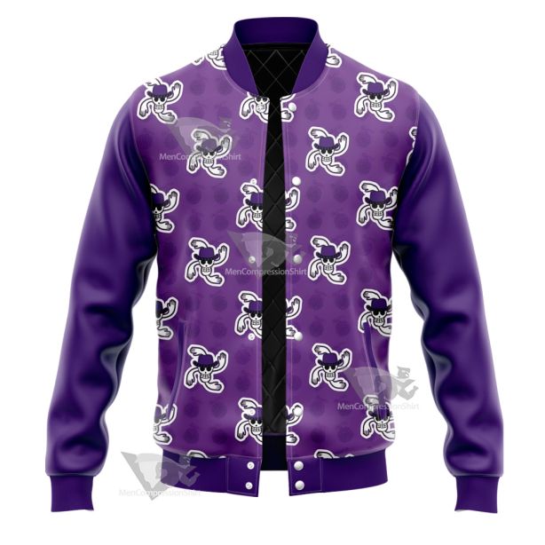 One Piece Robin Skull Flag Varsity Jacket