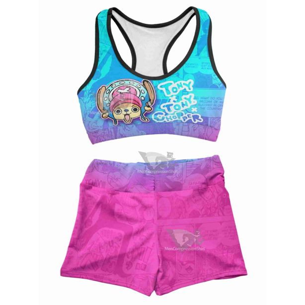 One Piece Silly Summer Women Compression Active Wear Set