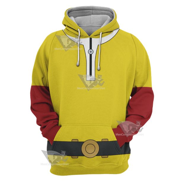 One Punch Man Saitama Cosplay Hoodie