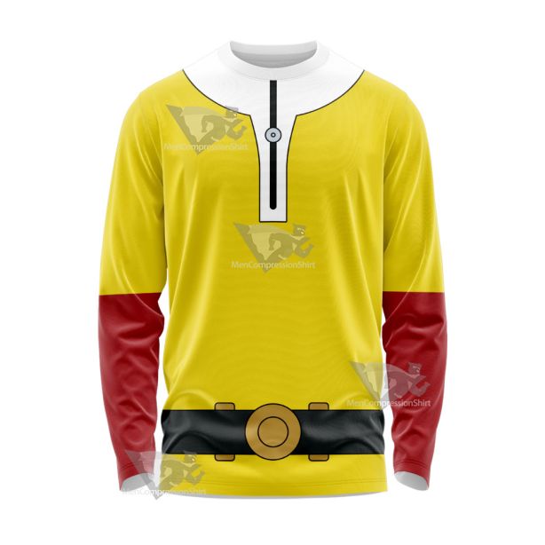 One Punch Man Saitama Long Sleeve Shirt