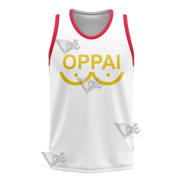 One Punch Man Saitama Oppai Basketball Jersey