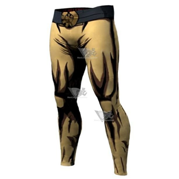 One Punch Man Serious Saitama Compression Leggings Spats