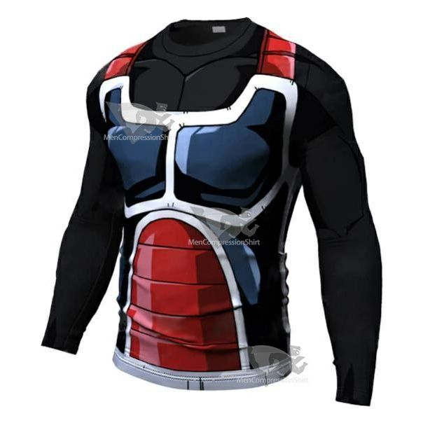 Onyx Rouge Armor Dragon Ball Z Long Sleeve Premium Dri Fit Rash Guard