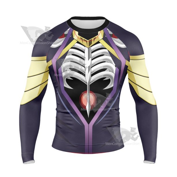 Overlord Momonga Costume Long Sleeve Compression Shirt