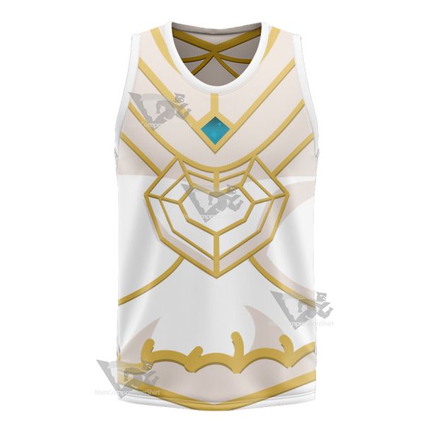 Overlord White Albedo Basketball Jersey