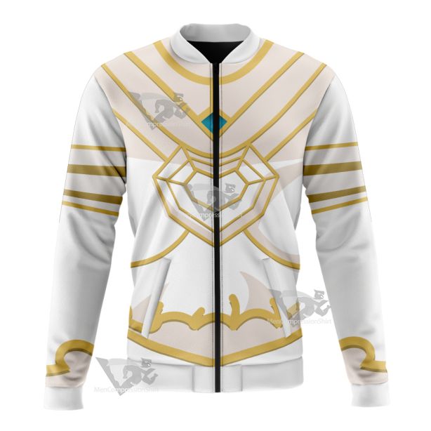 Overlord White Albedo Bomber Jacket