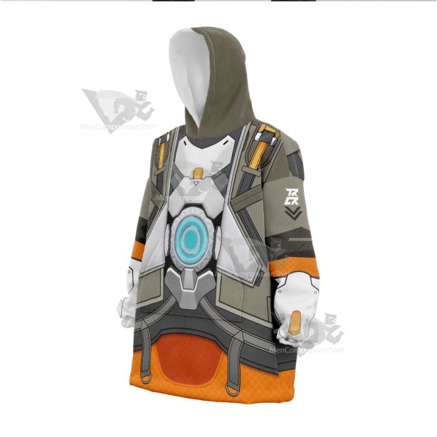 Overwatch 2 Tracer Snug Oversized Blanket Hoodie