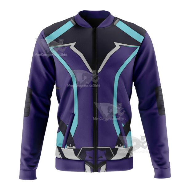 Overwatch Black Cat Sombra Bomber Jacket