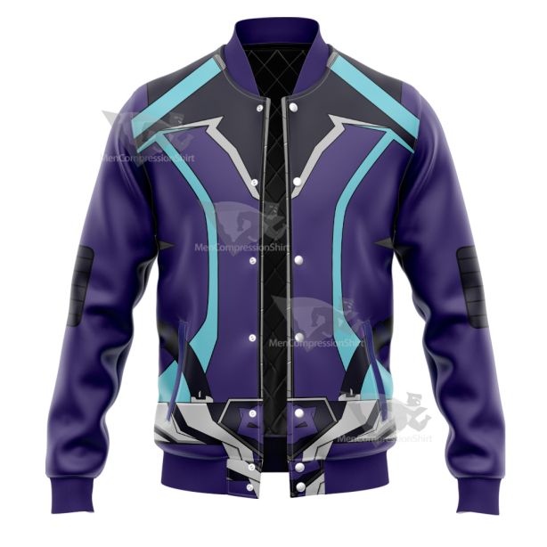 Overwatch Black Cat Sombra Varsity Jacket