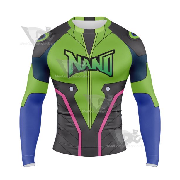 Overwatch D Va Nano Long Sleeve Compression Shirt