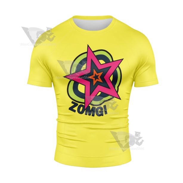 Persona 5 Ryuji Sakamoto Yellow Rash Guard Compression Shirt