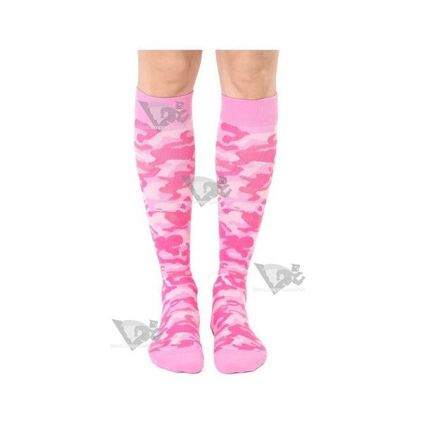 Pink Camo Unisex Compression Socks