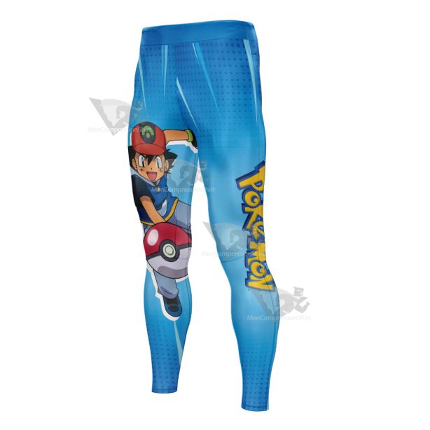 Pm Ash Ketchum Hoenn Mens Compression Legging