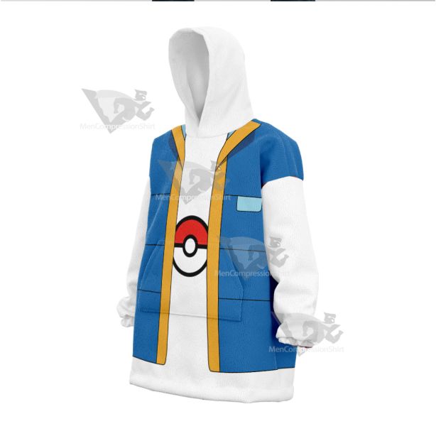 Pm Ash Ketchum M20 Snug Oversized Blanket Hoodie