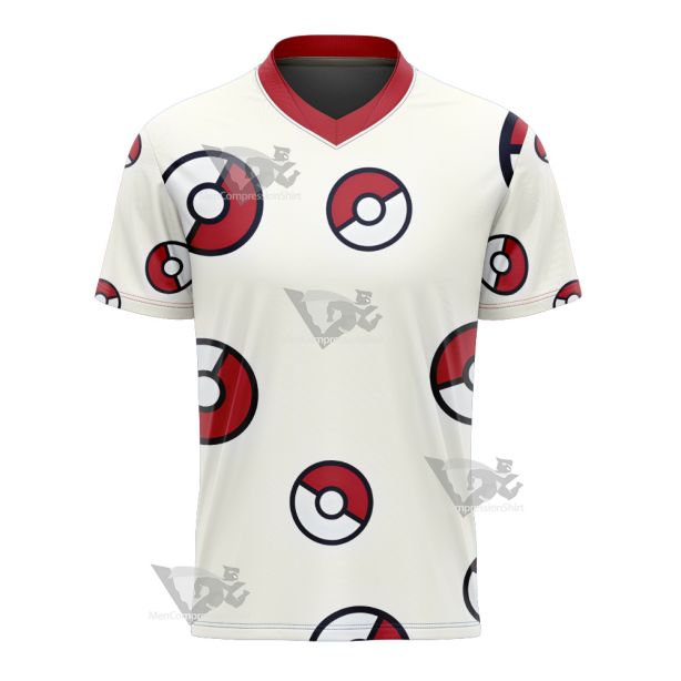 Pm Go Pokeball Football Jersey