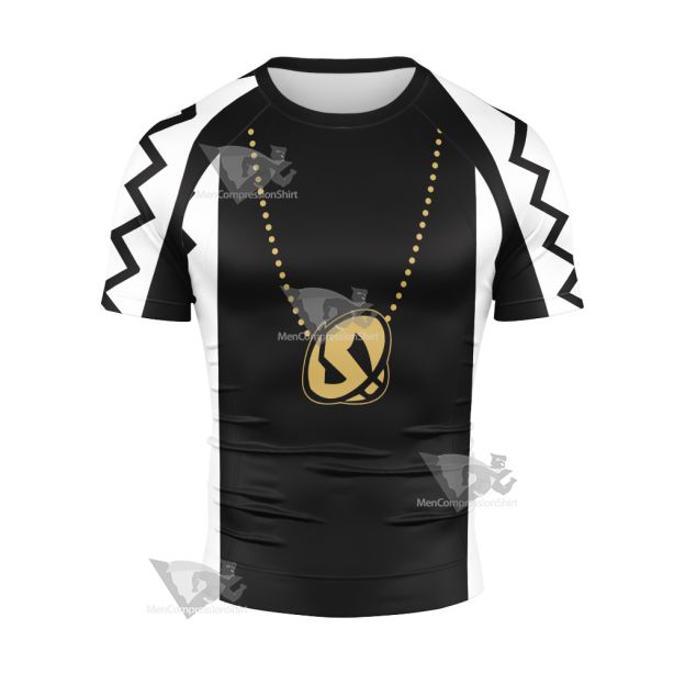 Pm Sun And Moon Team Skull Guzma Short Sleeve Compression Shirt