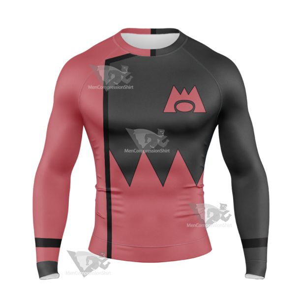 Pm Team Magma Leader Maxie Long Sleeve Compression Shirt