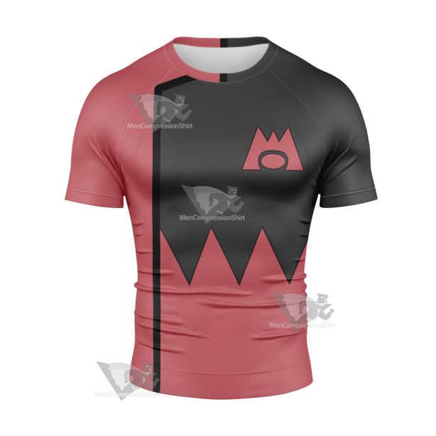 Pm Team Magma Leader Maxie Short Sleeve Compression Shirt