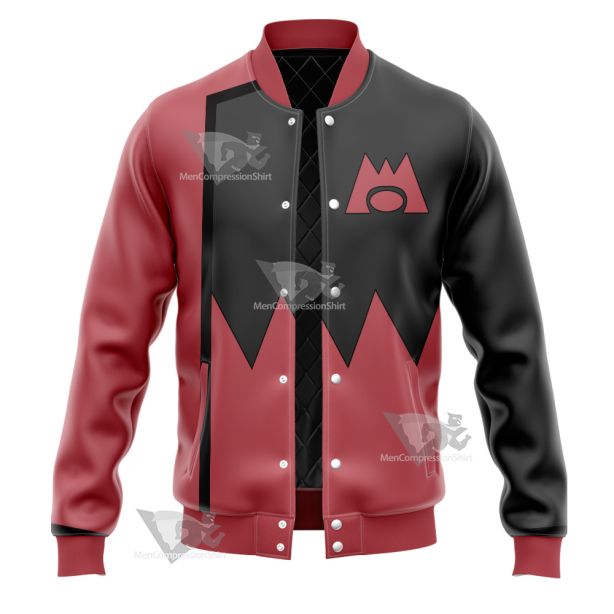 Pm Team Magma Leader Maxie Varsity Jacket