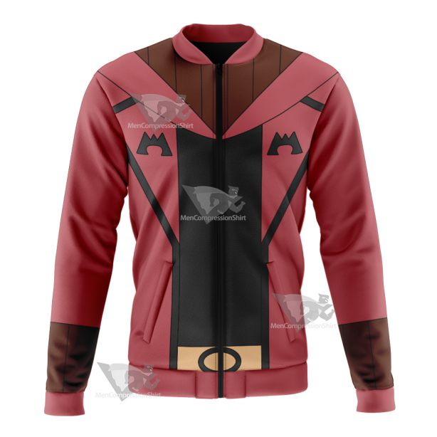 Pocket Monster Maxie Magma Leader Bomber Jacket