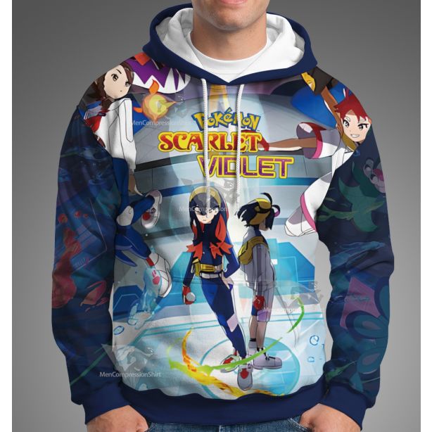 Pokemon Scarlet Violet Dlc Water Miku Hoodie