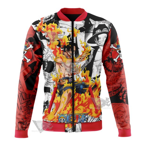 Portgas D Ace One Piece Bomber Jacket