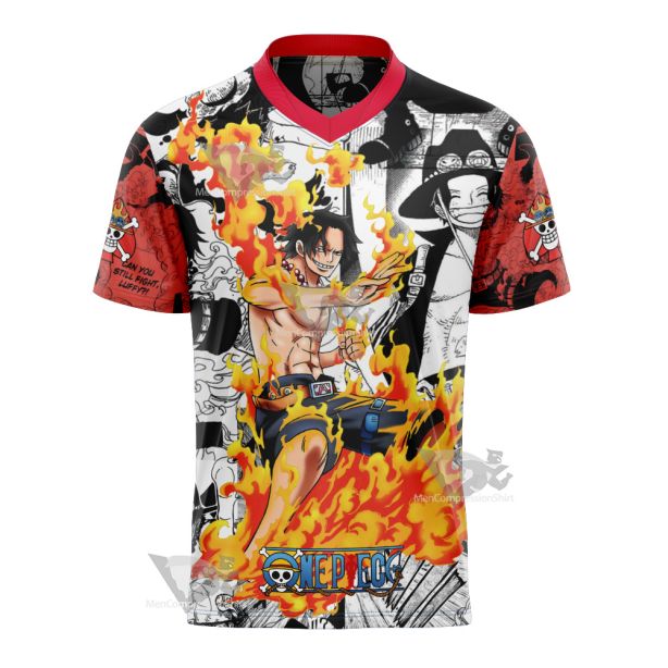 Portgas D Ace One Piece Football Jersey