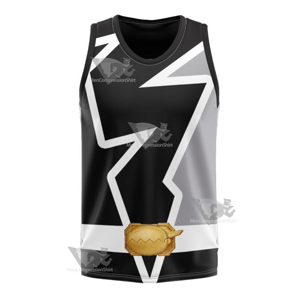 Power Rangers Dino Fury Black Ranger Basketball Jersey