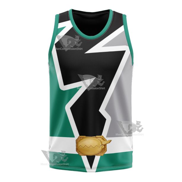 Power Rangers Dino Fury Green Ranger Basketball Jersey