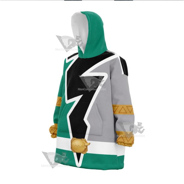 Power Rangers Dino Fury Green Ranger Snug Blanket Hoodie