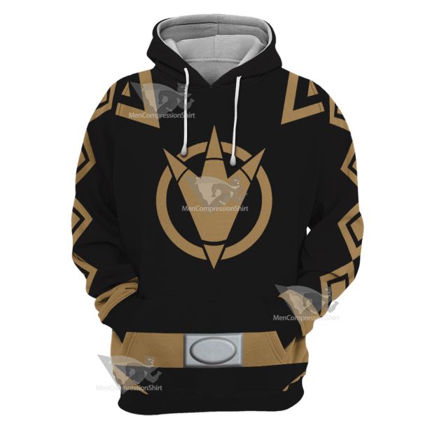 Power Rangers Dino Thunder Black Ranger Cosplay Hoodie