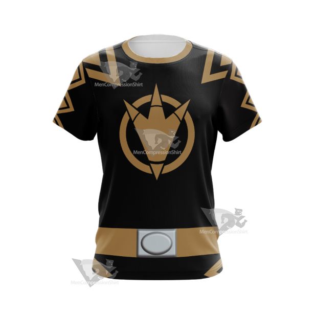 Power Rangers Dino Thunder Black Ranger Cosplay T-Shirt