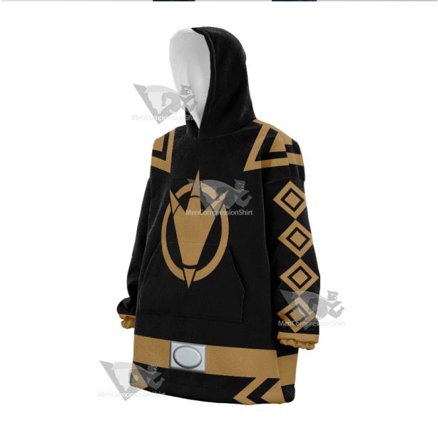 Power Rangers Dino Thunder Black Ranger Snug Blanket Hoodie