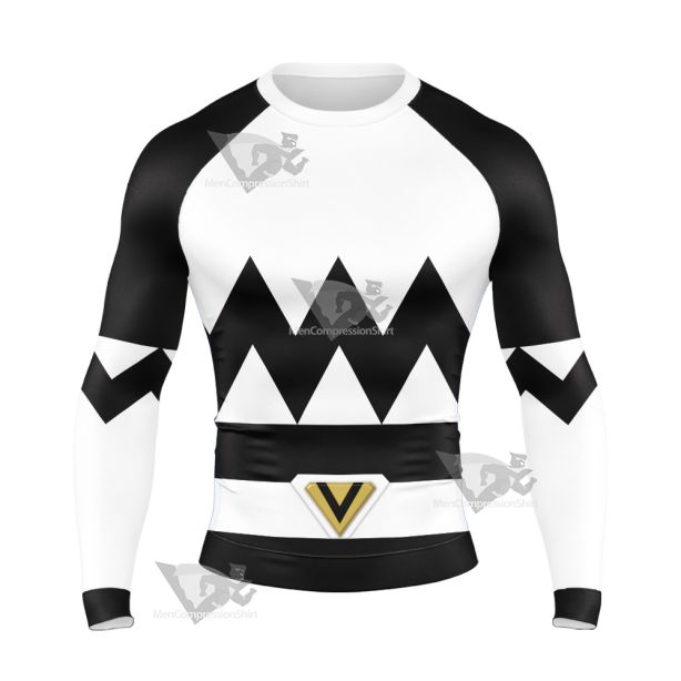 Power Rangers Lost Galaxy Episode Black Long Sleeve Compression Shirt