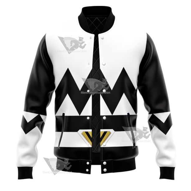 Power Rangers Lost Galaxy Episode Black Varsity Jacket