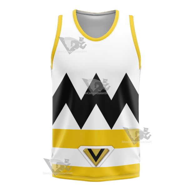 Power Rangers Lost Galaxy Episode Yellow Basketball Jersey