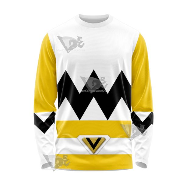 Power Rangers Lost Galaxy Episode Yellow Long Sleeve Shirt