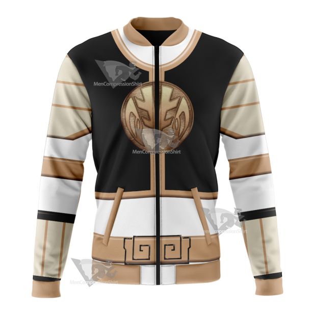 Power Rangers Mighty Morphin White Ranger Bomber Jacket