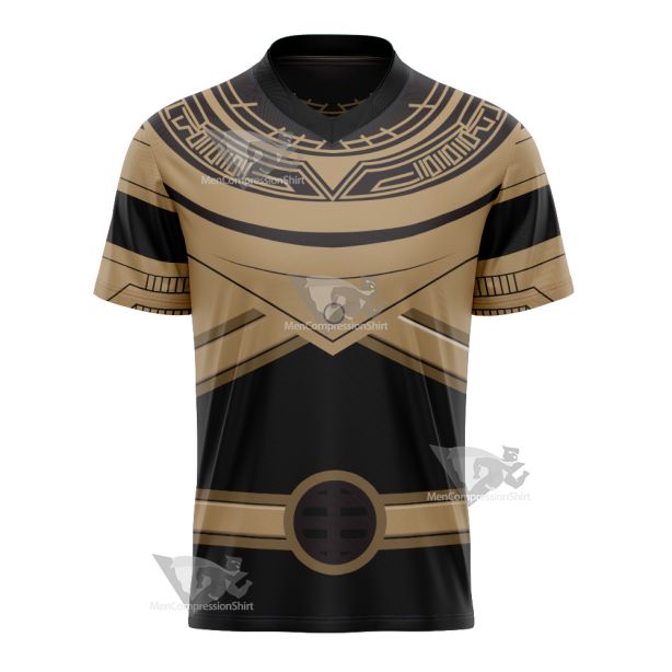 Power Rangers Zeo Gold Ranger Football Jersey